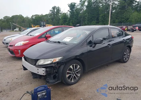 2013 Honda Civic Ex-L z USA, uszkodzony, nr VIN 19XFB2F94DE279813